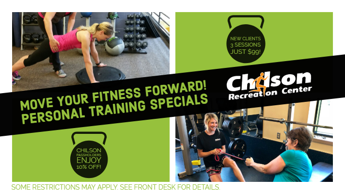 Personal Training Special at Chilson Recreation Center