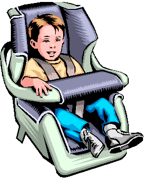 Car Seat Clip Art Image