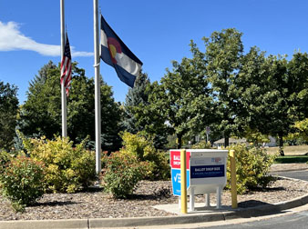 Voter Drop Box at the Police Department