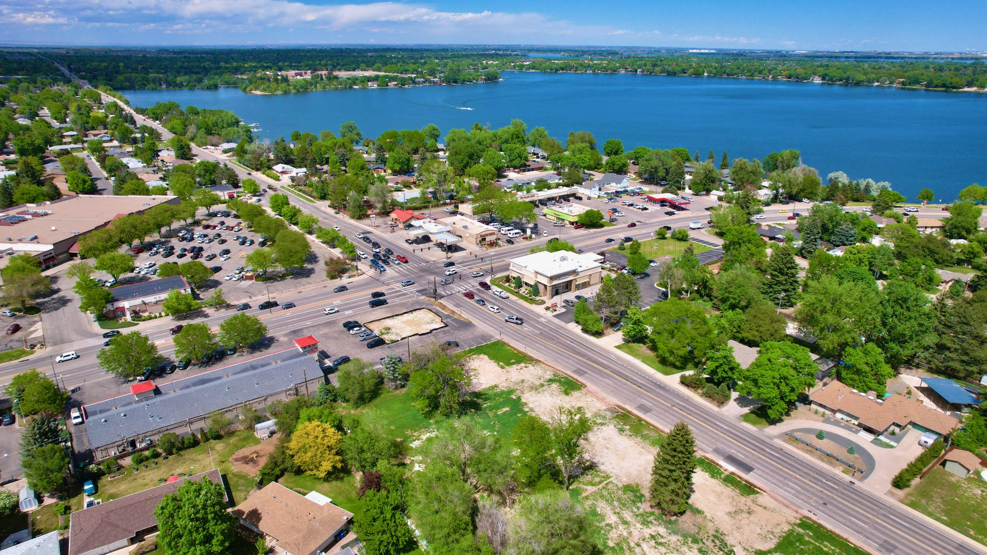 Drone over US34 and Taft Avenue 