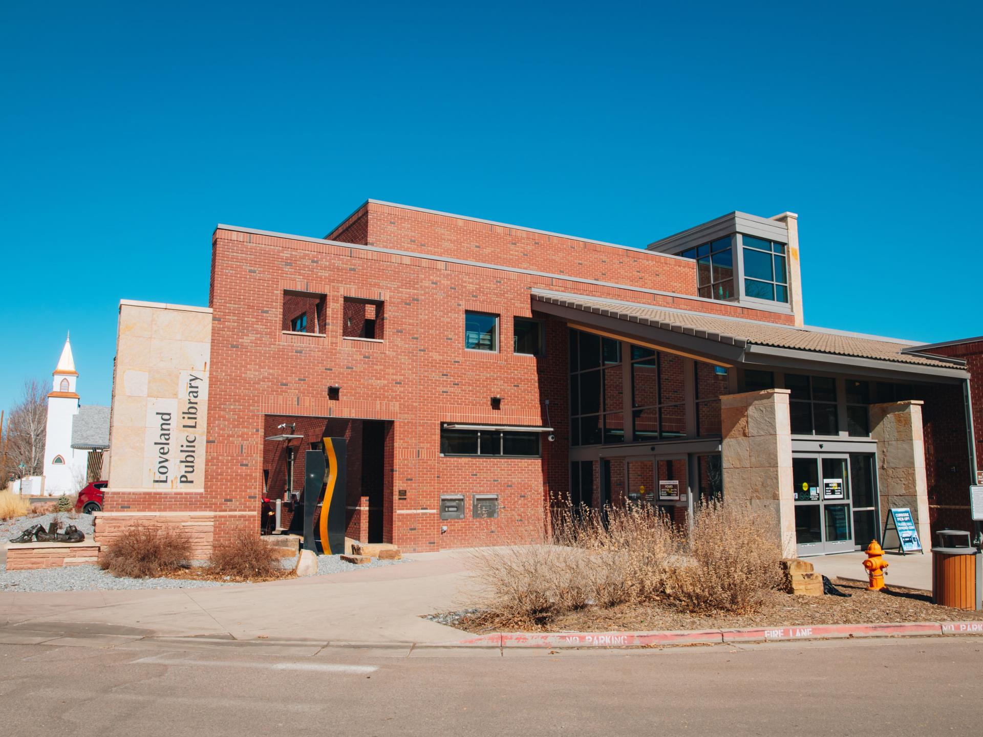 Loveland Public Library entrance