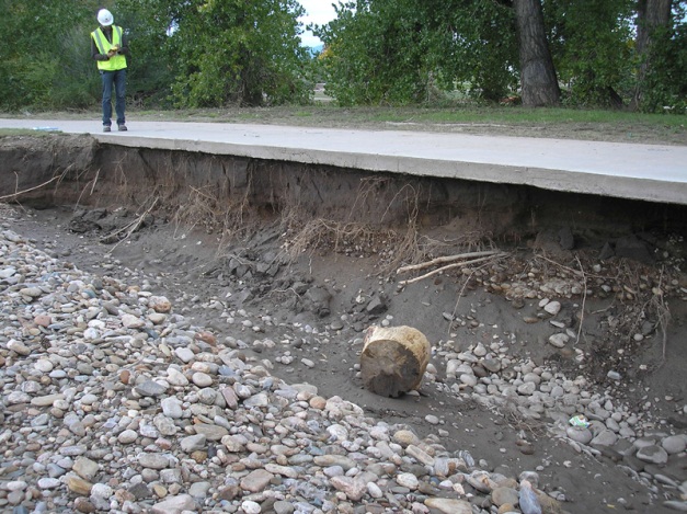 Fairgrounds Park Rec Trail Undercut